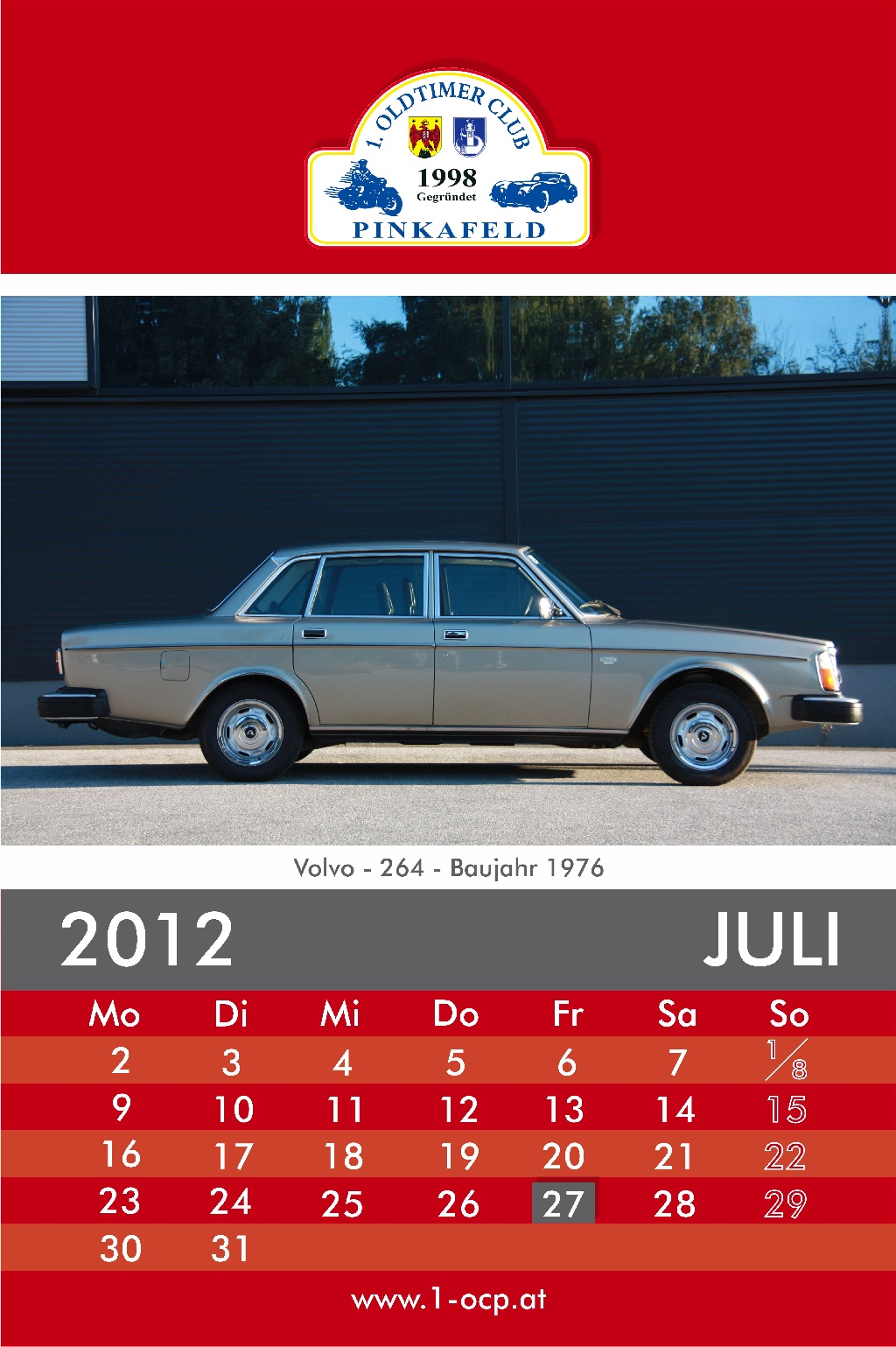 Oldtimerkalender 2012